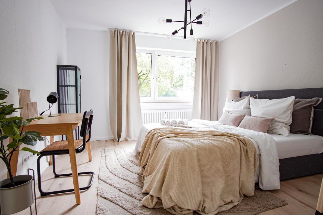 Homefy Feel-Good Apartment - Own Parking, Balcony And Garden إسن المظهر الخارجي الصورة